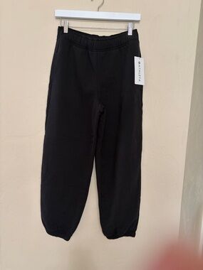 Athleta Black Forever Fleece Jogger. Xs Petite. New with Tags!